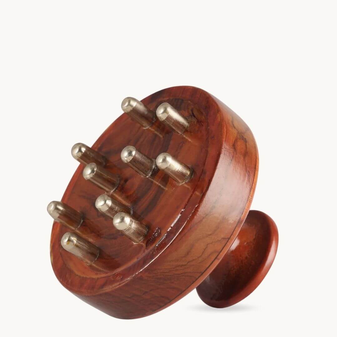 Narzędzie do masażu ajurwedyjskiego skóry głowy i ciała Kansa Wand