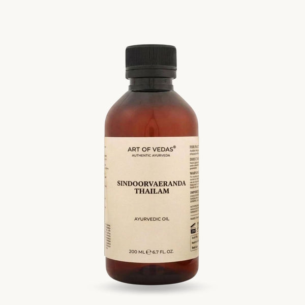 Art of Vedas, Sinduvarairanda Thailam, 200 ml, klasyczny ajurwedyjski Thailam