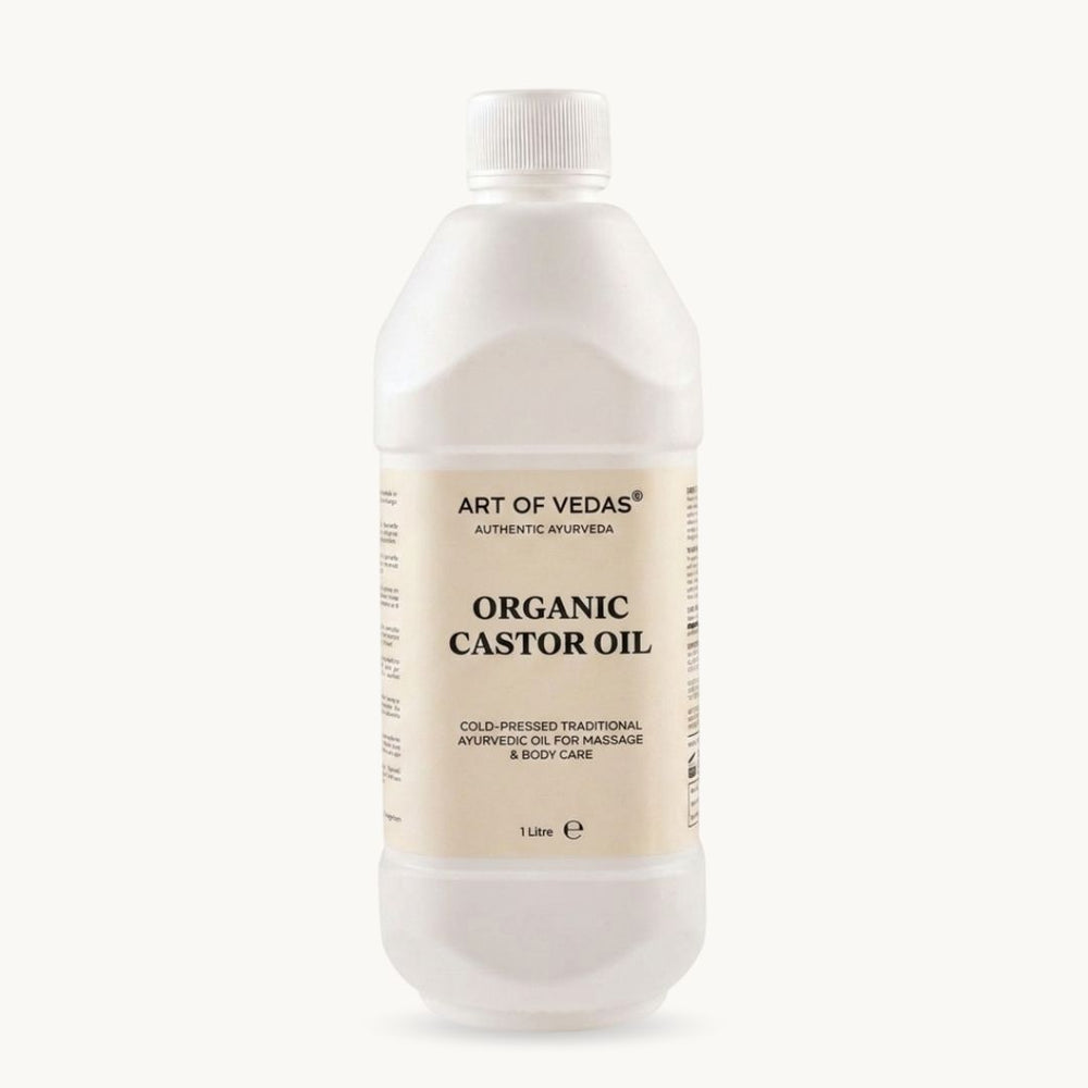 Art of Vedas, Organiczny olej rycynowy, 1 liter, klasyczny preparat ajurwedyjski