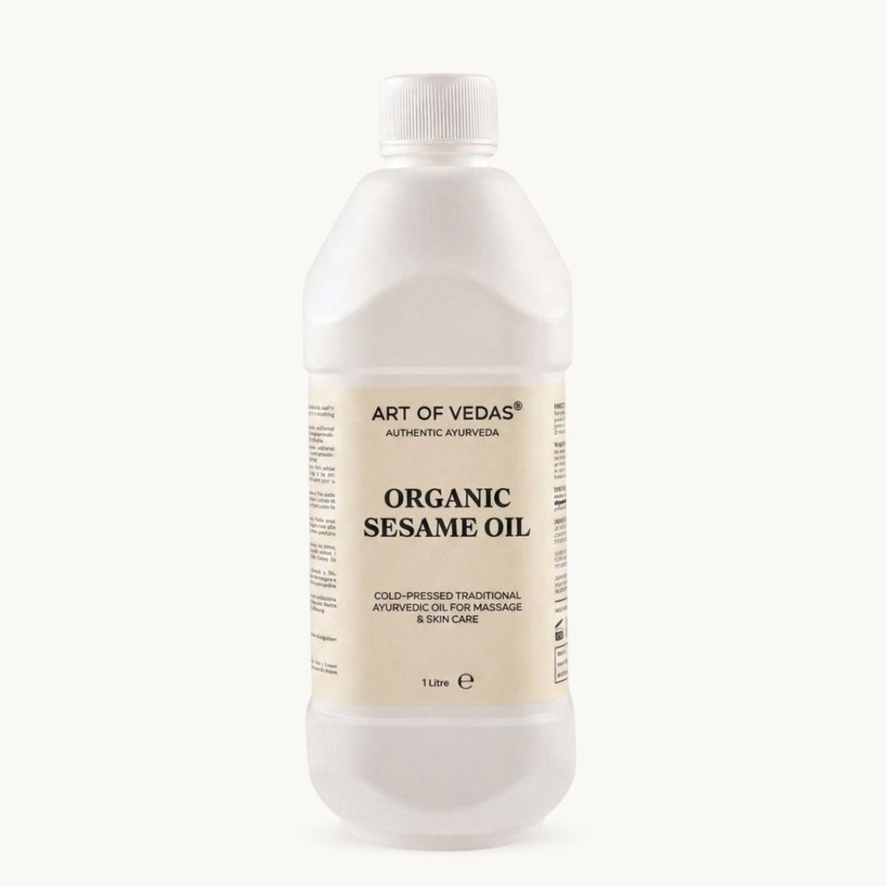 Art of Vedas, Organiczny olej sezamowy, 1 Liter, klasyczny preparat ajurwedyjski