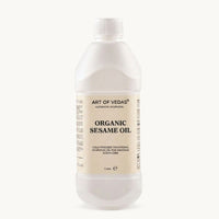 Art of Vedas, Organiczny olej sezamowy, 1 Liter, klasyczny preparat ajurwedyjski
